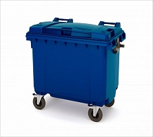 Мусорный бак синий 770 литров в Калуге выбрать из каталога ПластикПроф