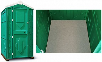 Мобильная туалетная кабина Эконом с ровным полом купить в Калуге