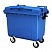 Мусорный бак 1100 литров синий в Калуге. Купить в интернет магазине ПластикПроф