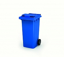 Мусорный бак синий 120 литров в Калуге выбрать из каталога ПластикПроф